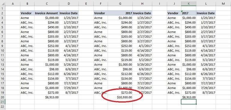 10 Điều bạn không nên làm khi sử dụng Excel