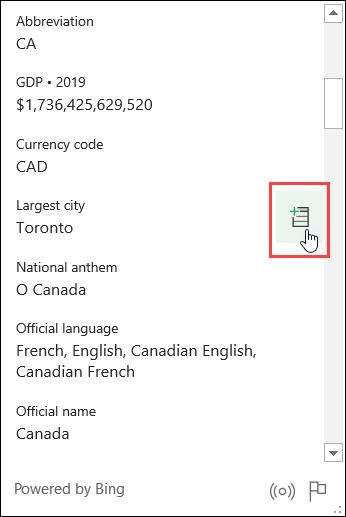 Cách sử dụng tính năng Geography (dữ liệu địa lý) tích hợp sẵn trong Excel