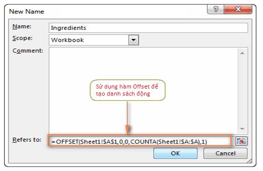 Hướng dẫn tạo danh sách thả xuống Dropdown List trong Excel chi tiết nhất