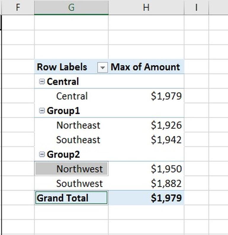 Tạo các nhóm tùy chỉnh dựa trên các trường văn bản