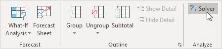 Cách tải Solver Add-in trong Excel