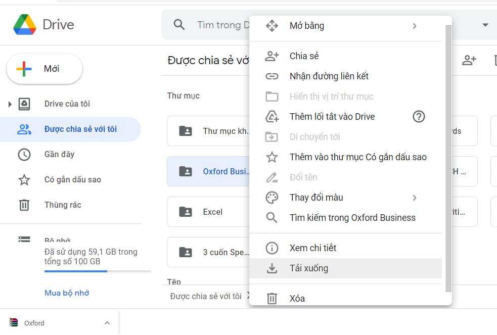 Cách sao chép thư mục Google Drive từ tài khoản của người khác sang tài khoản của bạn