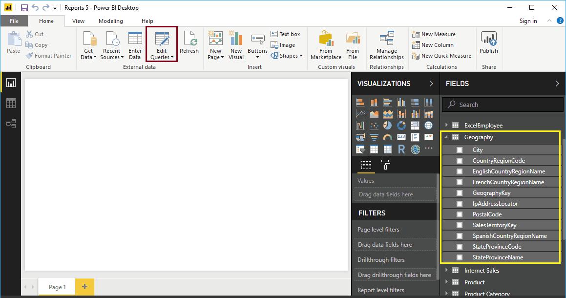 Hướng dẫn cách loại bỏ hoặc sắp xếp lại các cột trong Power BI