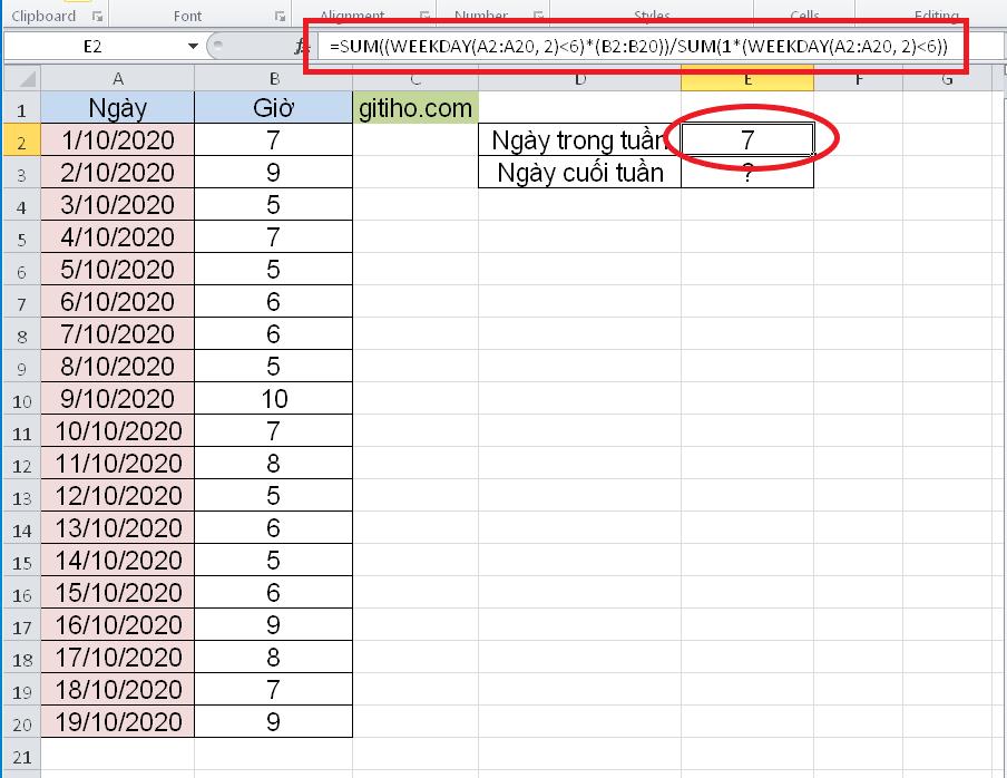 cach-tinh-gia-tri-trung-binh-theo-ngay-trong-tuan-hoac-cuoi-tuan-tren-excel