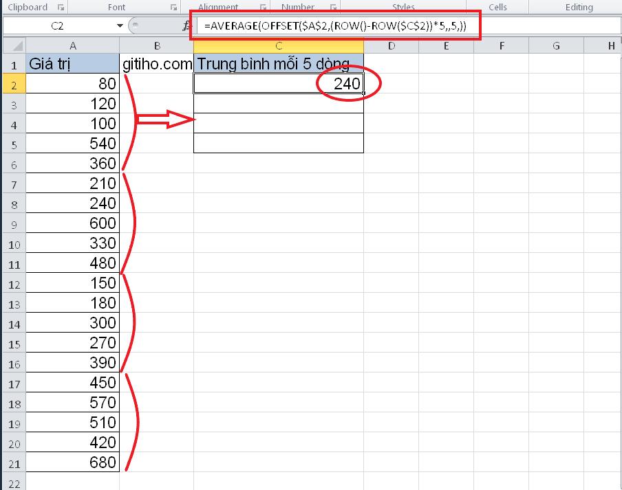 cach-tinh-trung-binh-moi-5-hang-hoac-5-cot-trong-excel