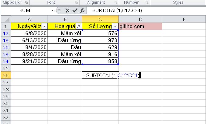 cach-tinh-trung-binh-cac-o-hoac-danh-sach-da-loc-trong-excel