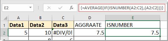 Cách tính trung bình bỏ qua giá trị lỗi trong Excel