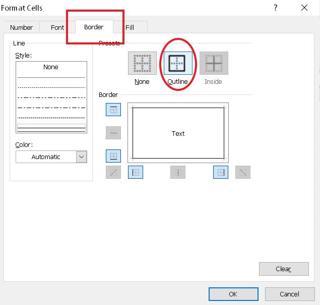 Cách tô màu cho viền ô theo giá trị trong Excel