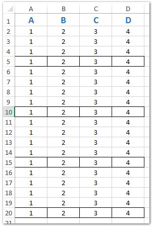 Hướng dẫn tự động tạo khung viền cho ô dữ liệu Excel có điều kiên