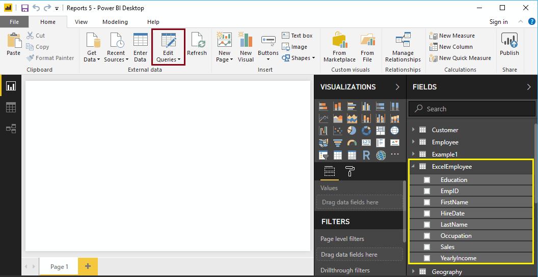 Hướng dẫn thay đổi kiểu dữ liệu của cột trong Power BI