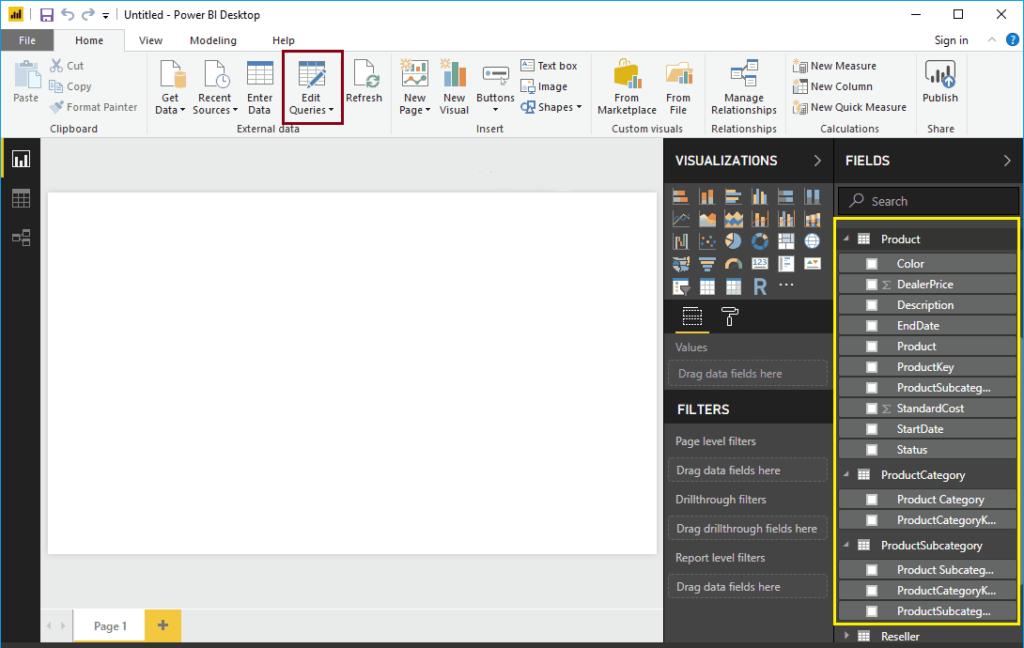 Hướng dẫn hợp nhất nhiều bảng trong Power BI