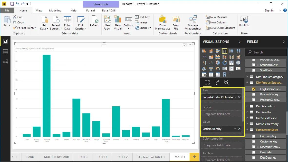 Hướng dẫn trình bày bảng ma trận Matrix trong Power BI