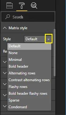 Hướng dẫn trình bày bảng ma trận Matrix trong Power BI