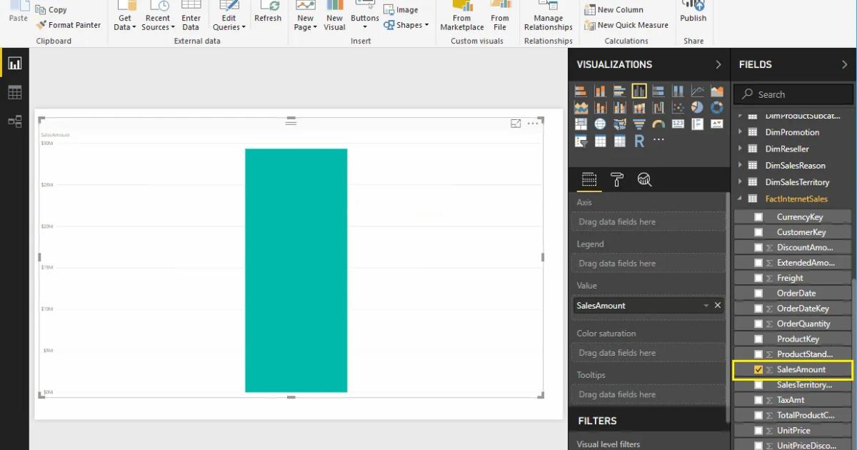 Hướng dẫn trình bày biểu đồ hình tròn (hình bánh) trong Power BI