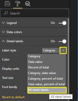 Hướng dẫn trình bày biểu đồ hình tròn (hình bánh) trong Power BI