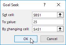Hướng dẫn sử dụng Goal Seek trong Excel