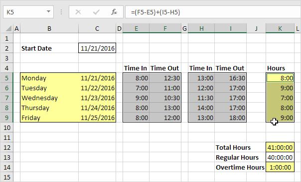 Hướng dẫn tính phiếu chấm công trên Excel