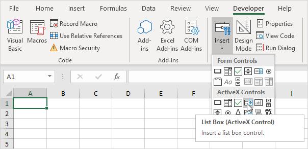 Hướng dẫn tạo hộp danh sách tùy chọn trên Excel