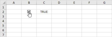 Kiểm tra ô checkbox đã được liên kết đúng tới ô bạn muốn chưa