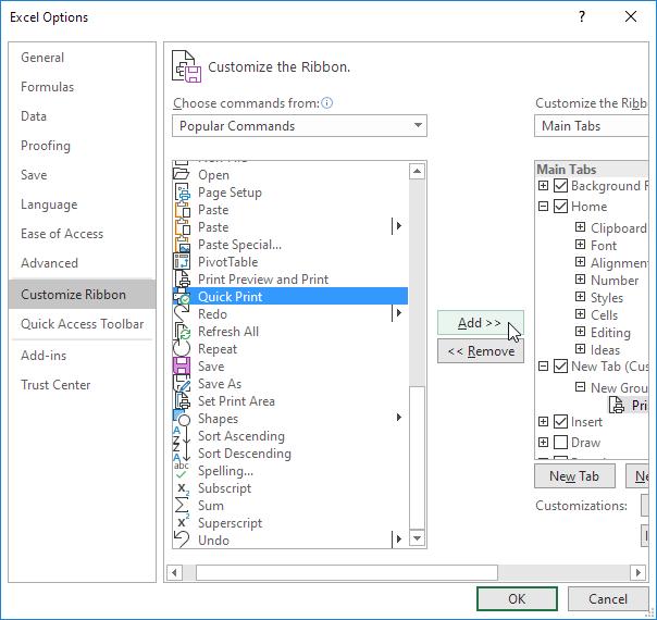 Hướng dẫn thu gọn hoặc tùy chỉnh thanh công cụ của Excel