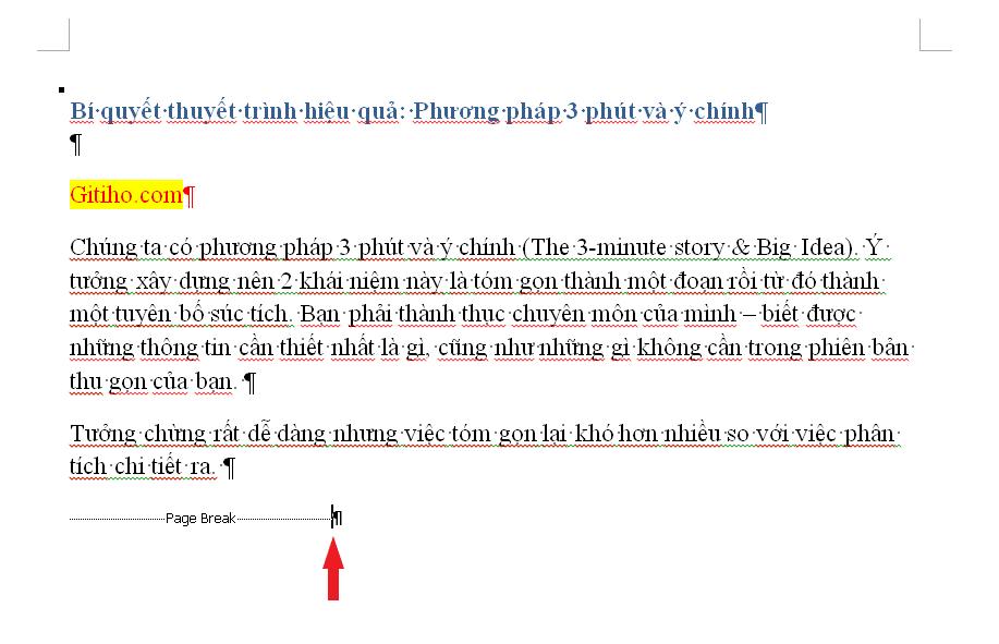 Hướng dẫn cách bỏ ngắt đoạn trong word thủ công 2