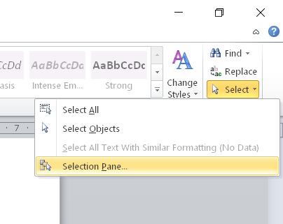huong-dan-cach-chon-nhanh-nhieu-hinh-dang-hoac-cac-muc-trong-word