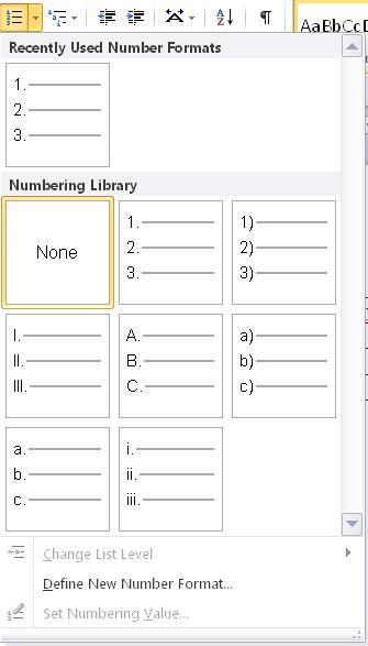 Cách đánh số thứ tự trong bảng Word 3