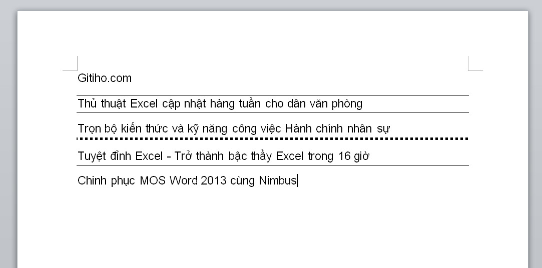 Việc xóa toàn bộ đường ngang khỏi Word sẽ giúp tài liệu của bạn trông gọn gàng, dễ đọc hơn và chuyên nghiệp hơn. Vì vậy, chắc chắn sẽ có lợi cho bạn nếu muốn tạo ra các tài liệu được đánh giá cao.