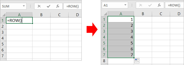 Hướng dẫn 4 cách để đánh số tự động cột ô trong Excel 
