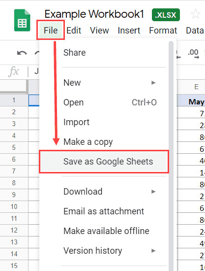 Hướng dẫn cách chuyển đổi Excel sang Google Sheets và ngược lại