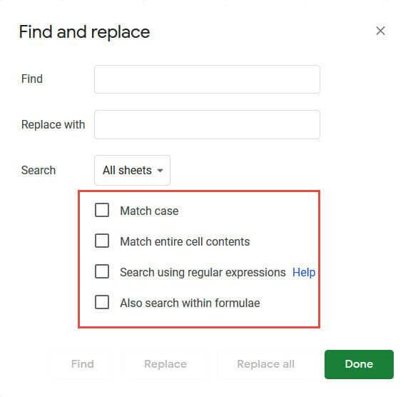 Hướng dẫn cách tìm kiếm trong Google Sheets