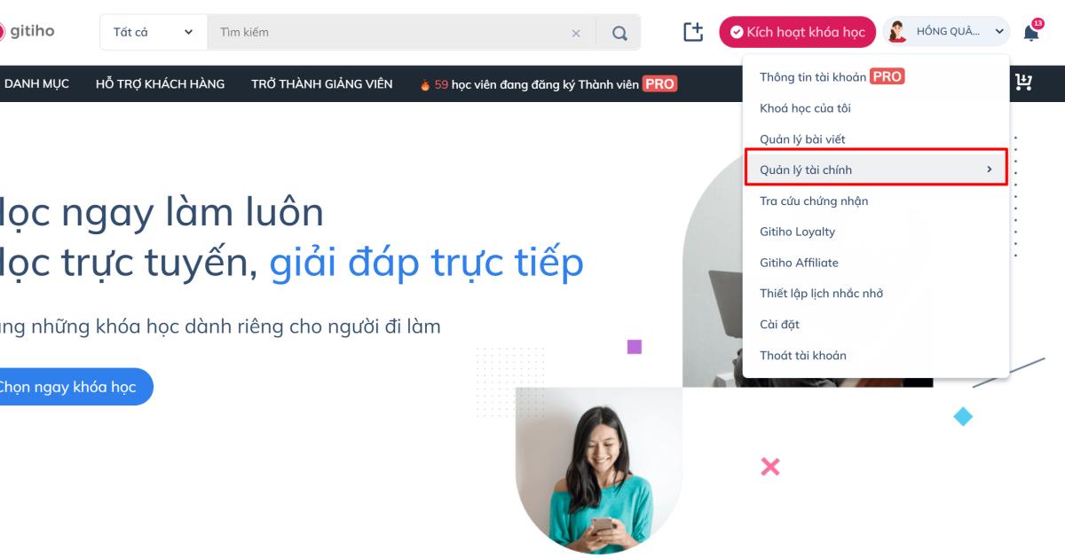 Tăng thu nhập không giới hạn với GITIHO AFFILIATE