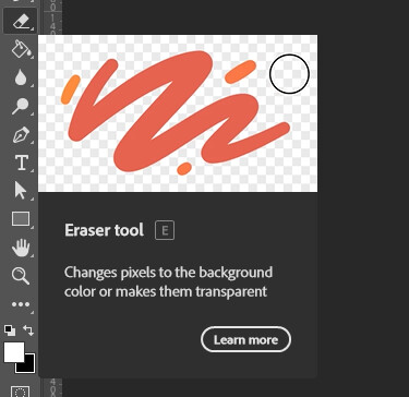 Hướng dẫn sử dụng công cụ Eraser Tool giúp cắt vùng thô trong Photoshop