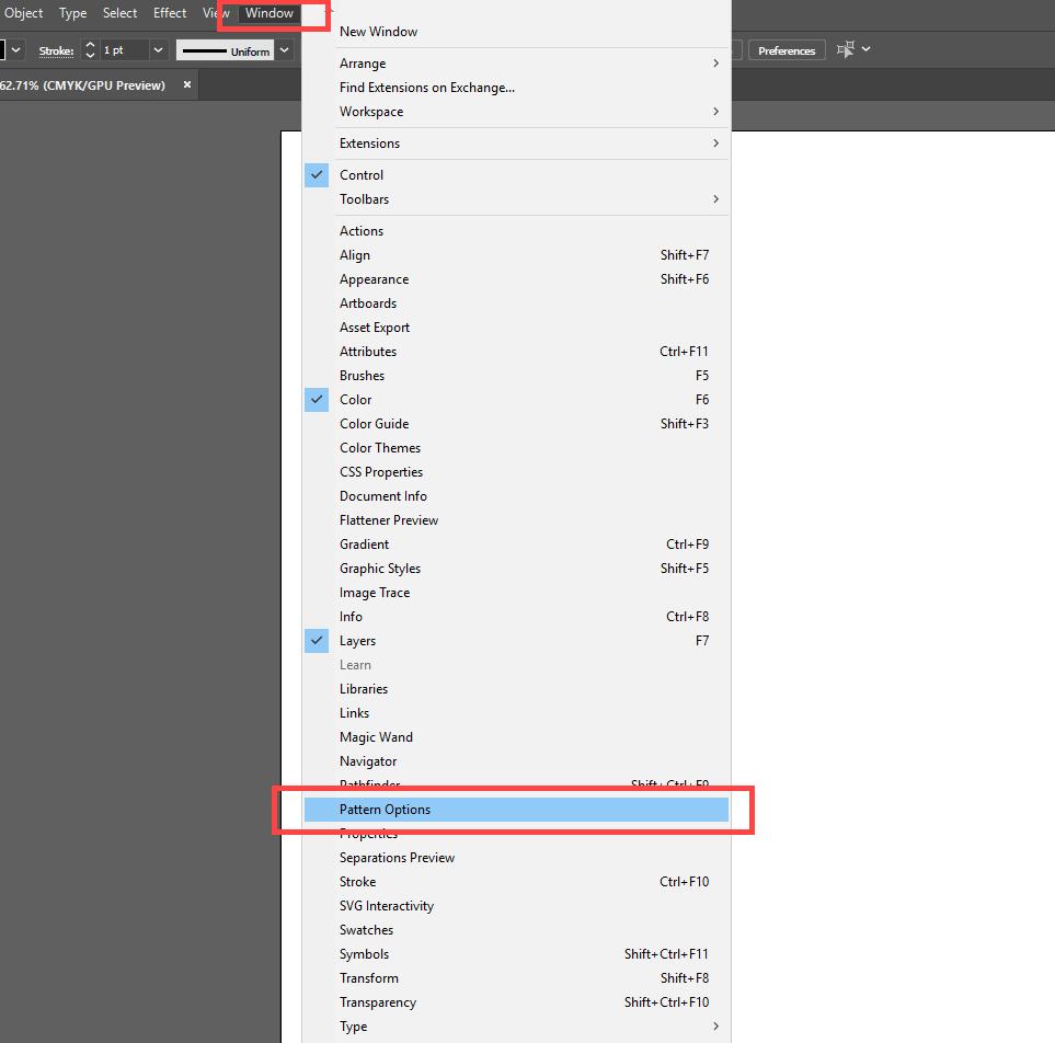  Pattern trong illustrator 1