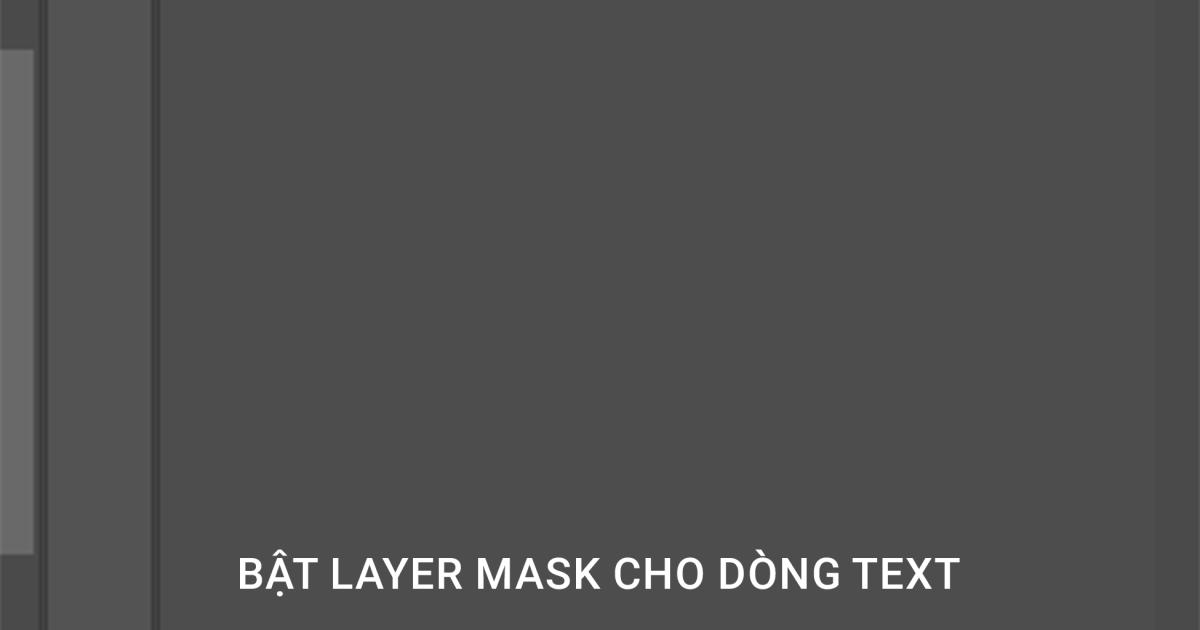 Layer Mask trong Photoshop 2