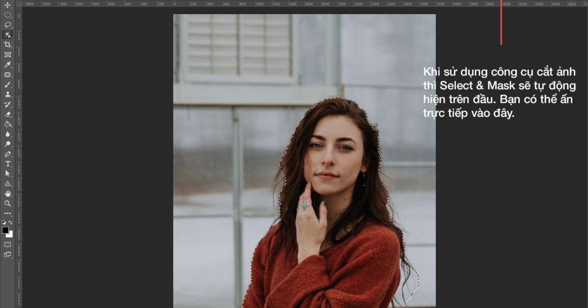 Công cụ cắt ảnh Select & Mask 2