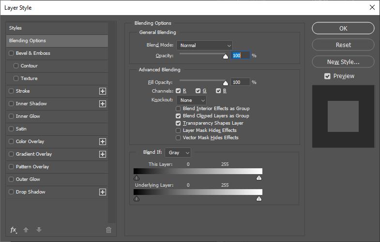 Đổ bóng vật thể Photoshop 1