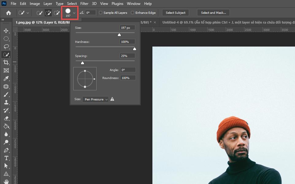 Công cụ Object Selection Tool 8