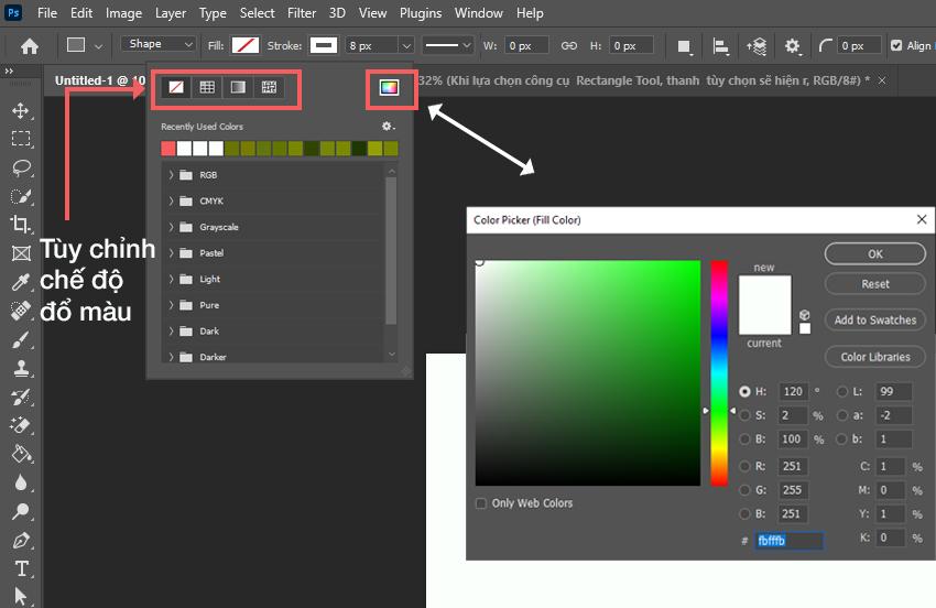 Công cụ Retangle Tool 3
