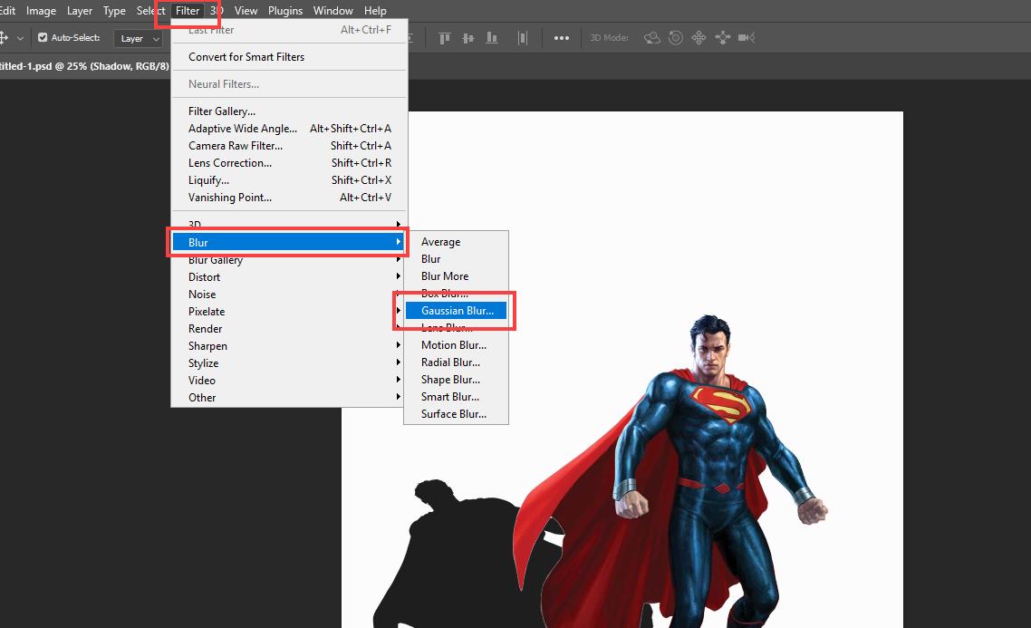 Đổ bóng vật thể Photoshop 11
