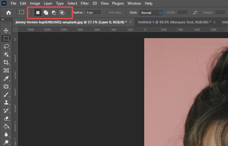 Công cụ Marquee Tool 8