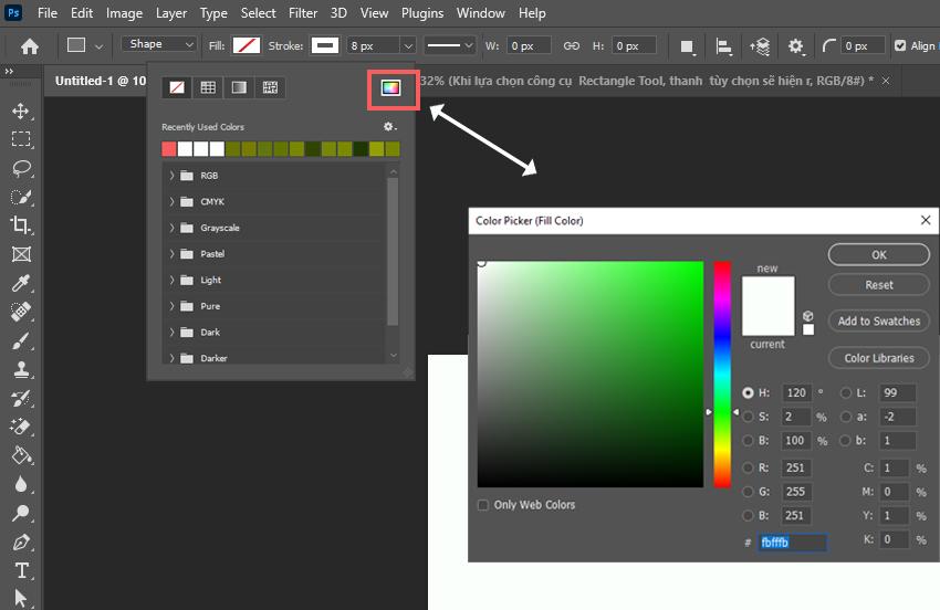 Công cụ Retangle Tool 6