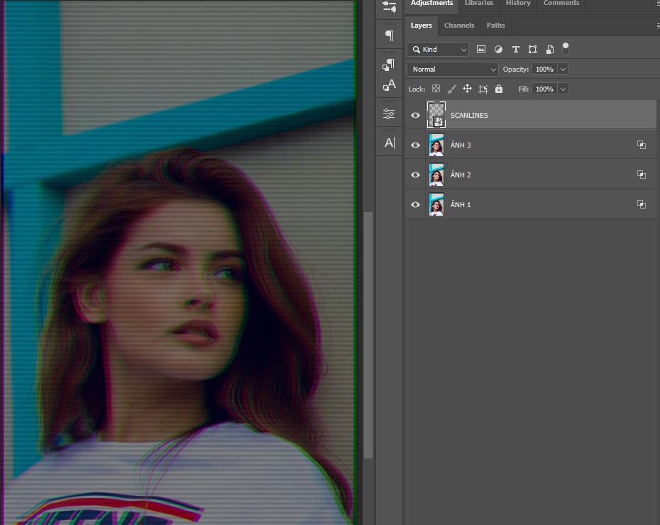 hiệu ứng Glitch Photoshop 13