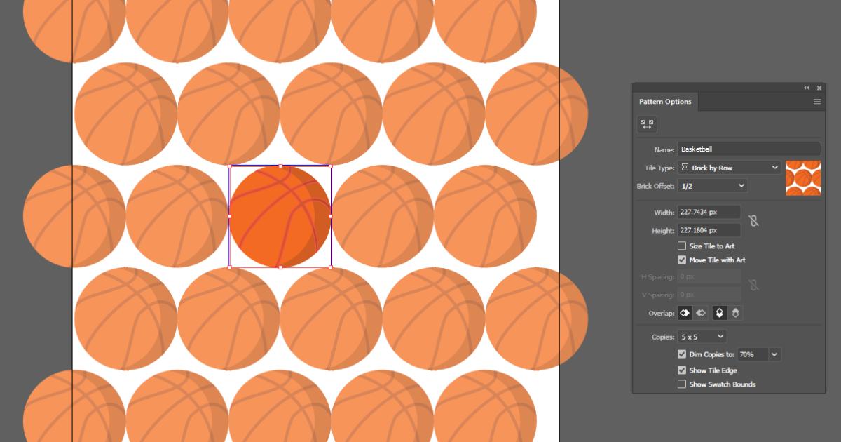  Pattern trong illustrator 7