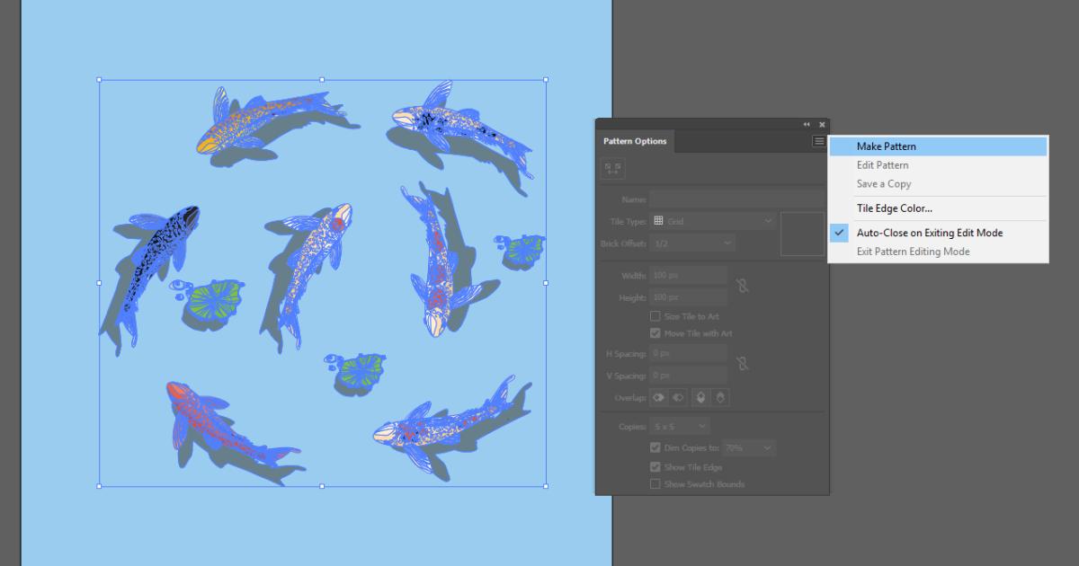  Pattern trong illustrator 14