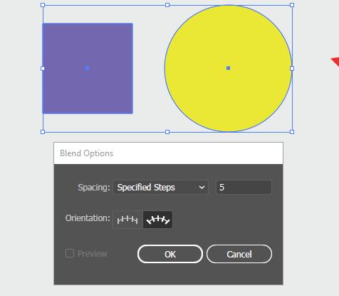  Blend Tool trong illiustrator 7