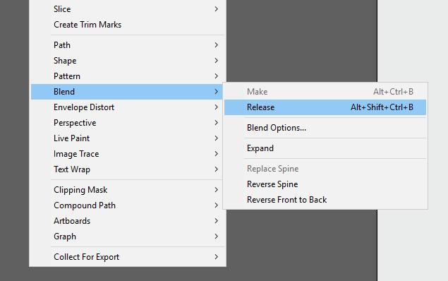  Blend Tool trong illiustrator 14