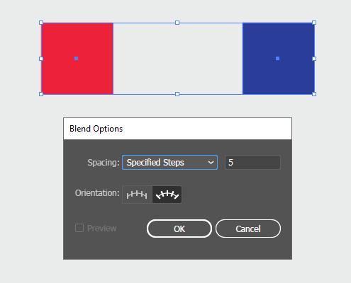  Blend Tool trong illiustrator 22
