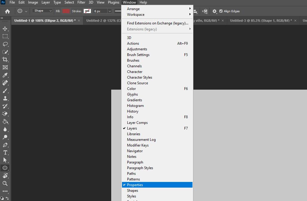 Công cụ Retangle Tool 9