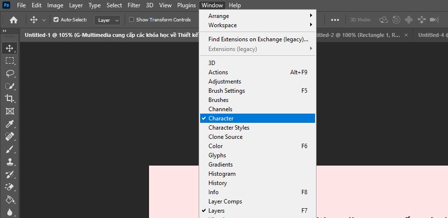 Horizontal Type Tool 18